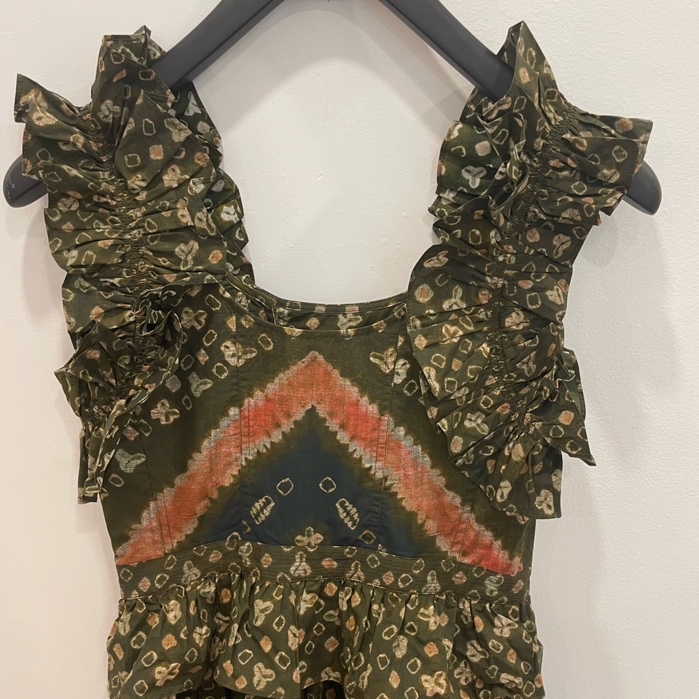 Ulla Johnson Spring 2022 Tribal Maxi  Nia Dress Size 4 - Picture 6 of 7